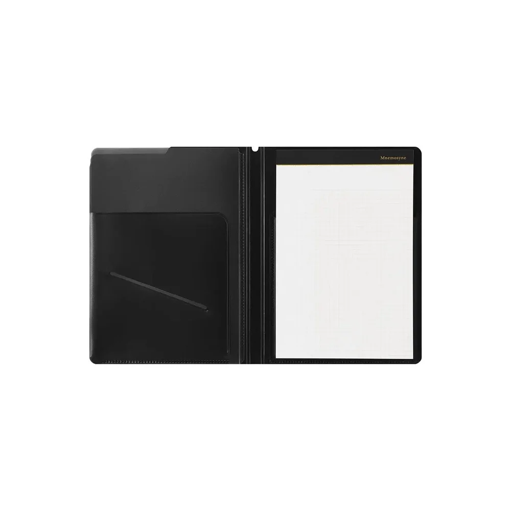 Maruman Mnemosyne Notepad Holder with Folder & Five Pockets — The